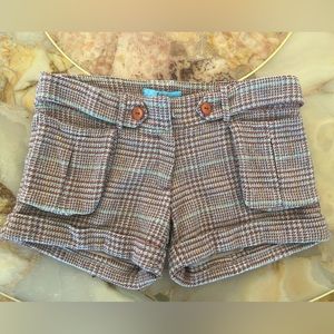 Marciano Tweed Wool Shorts.